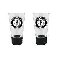 Brooklyn Nets 2-Pack 4oz. Cheer Shot Set with Silicone Grip