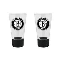 Brooklyn Nets 2-Pack 4oz. Cheer Shot Set with Silicone Grip