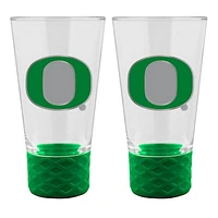 Oregon Ducks 2-Pack 4oz. Cheer Shot Set with Silicone Grip
