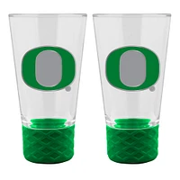 Oregon Ducks 2-Pack 4oz. Cheer Shot Set with Silicone Grip