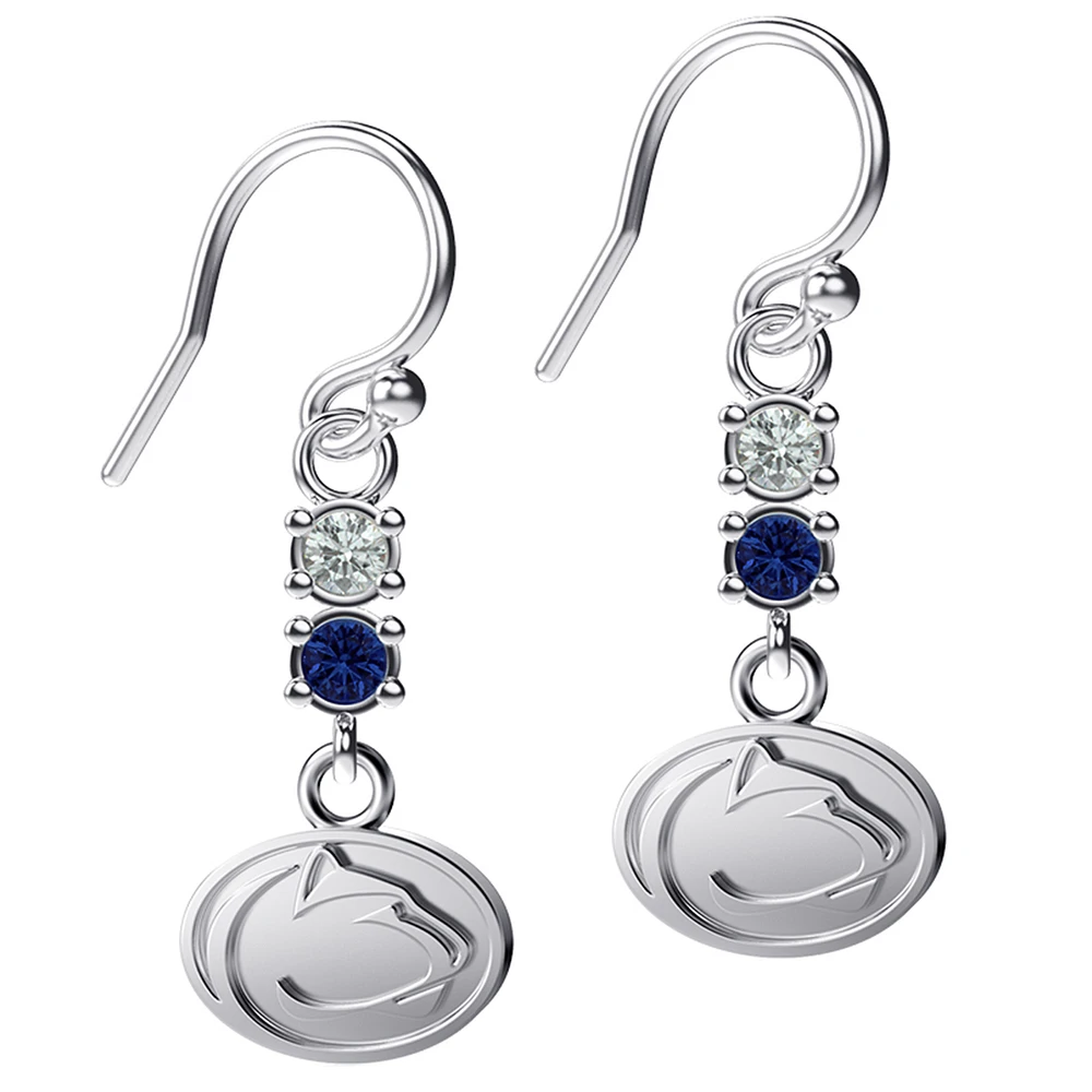 Women's Dayna Designs Penn State Nittany Lions Dangle Crystal Earrings