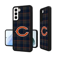 Chicago Bears Galaxy Plaid Design Bump Case