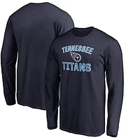 Men's Navy Tennessee Titans Victory Arch Long Sleeve T-Shirt