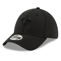 Men's New Era Black Orleans Saints Logo 39THIRTY Flex Hat