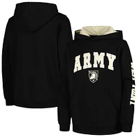 Youth Colosseum Black Army Knights 2-Hit Team Pullover Hoodie