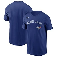 Men's Nike Royal Toronto Blue Jays Team Wordmark T-Shirt