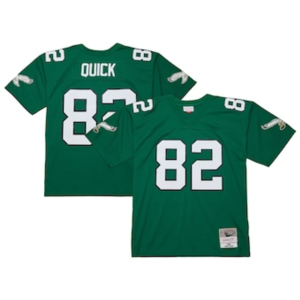 Men's Mitchell & Ness Mike Quick Kelly Green Philadelphia Eagles Legacy Replica Jersey