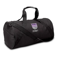Youth Black Sacramento Kings Personalized Duffle Bag