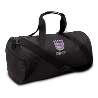 Youth Black Sacramento Kings Personalized Duffle Bag