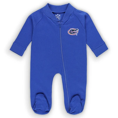 Newborn & Infant Royal Florida Gators Little Snap Raglan Sleeper