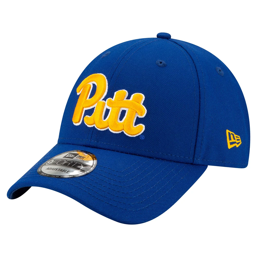 Men's New Era Royal Pitt Panthers The League Logo 9FORTY Adjustable Hat