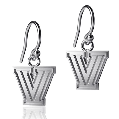 Women's Dayna Designs Villanova Wildcats Silver Dangle Earrings