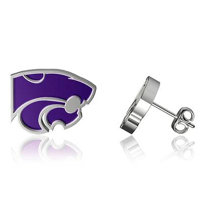 Dayna Designs Kansas State Wildcats Enamel Post Earrings