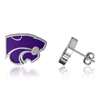 Dayna Designs Kansas State Wildcats Enamel Post Earrings