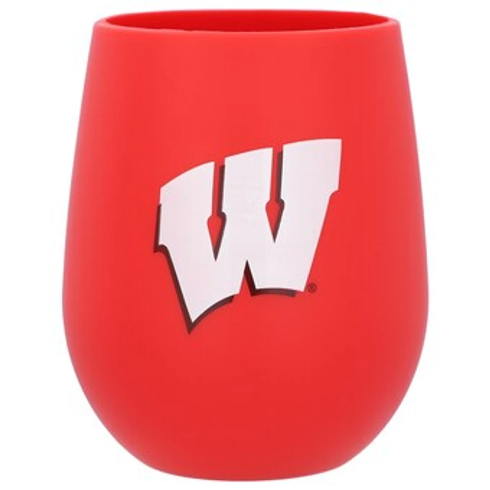 Wisconsin Badgers Silicone Stemless Tumbler