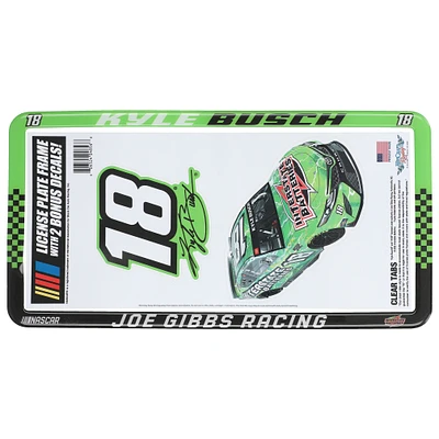 WinCraft Kyle Busch License Plate Frame & Two-Pack Decal Set