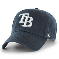 Men's '47 Navy Tampa Bay Rays Clean Up Adjustable Hat