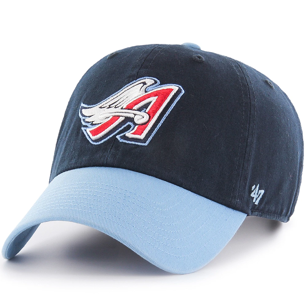 Men's '47 Navy California Angels 1997 Wings Logo Cooperstown Collection Clean Up Adjustable Hat