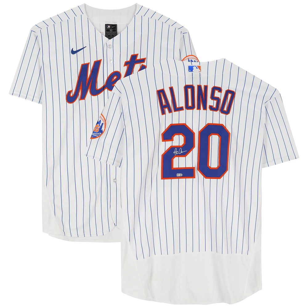 Pete Alonso New York Mets Autographed Nike Authentic Jersey