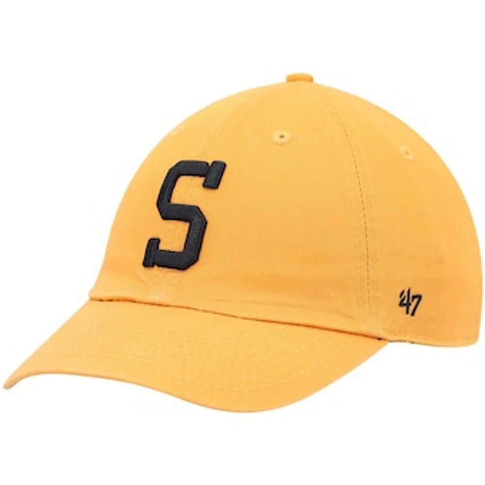 Men's '47 Gold Pittsburgh Steelers Clean Up Alternate Adjustable Hat