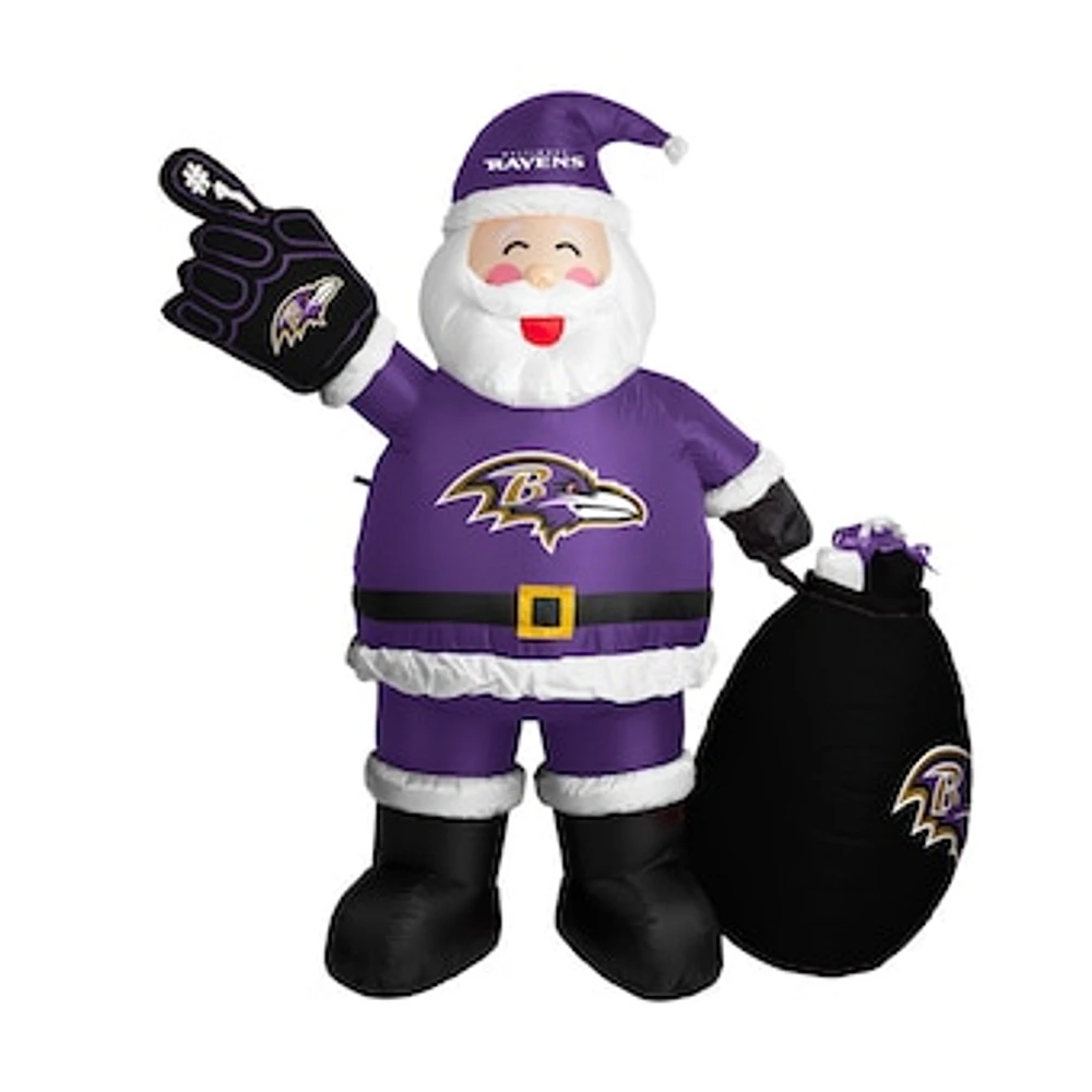 Baltimore Ravens 7' Inflatable Santa