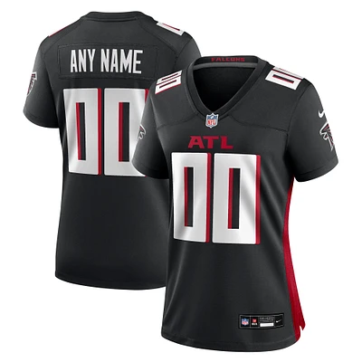 Women's Nike Atlanta Falcons Black Custom Game Jersey