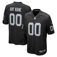 Youth Nike Las Vegas Raiders Black Custom Game Jersey