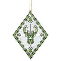 Milwaukee Bucks Art Glass Ornament