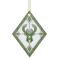 Milwaukee Bucks Art Glass Ornament