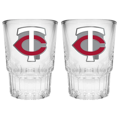 Minnesota Twins 2-Piece Prism Shot Glass Set