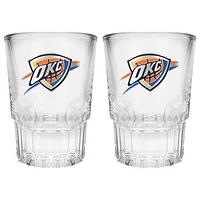 Oklahoma City Thunder 2-Piece Prism Shot Glass Set