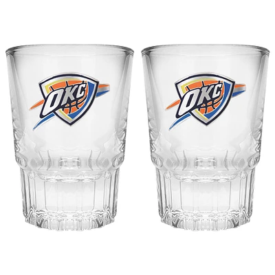 Oklahoma City Thunder 2-Piece Prism Shot Glass Set
