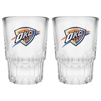 Oklahoma City Thunder 2-Piece Prism Shot Glass Set