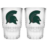 Michigan State Spartans 2-Piece Prism Shot Glass Set