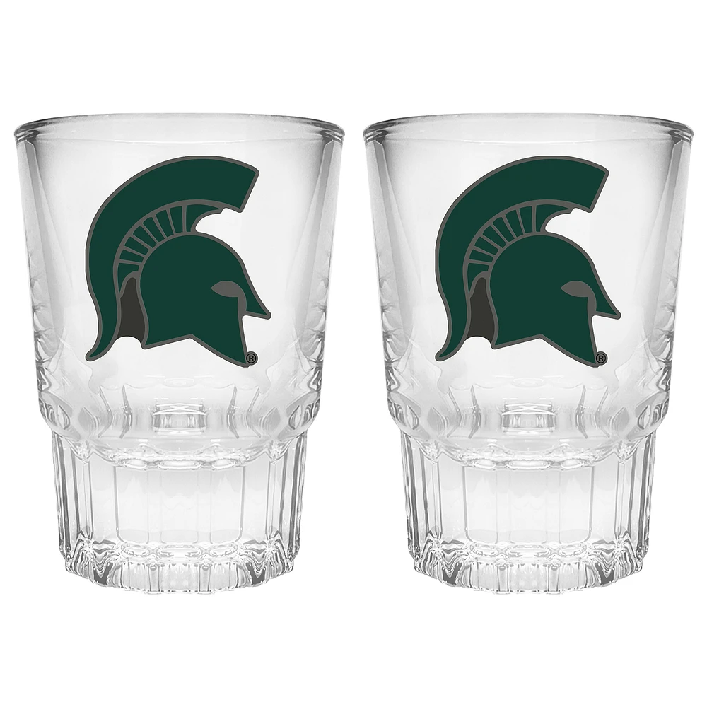 Michigan State Spartans 2-Piece Prism Shot Glass Set
