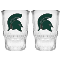 Michigan State Spartans 2-Piece Prism Shot Glass Set