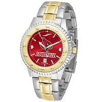 Red Louisville Cardinals Competitor Two-Tone AnoChrome Watch