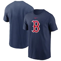 Men's Nike Navy Boston Red Sox Large Logo T-Shirt