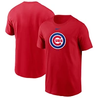 Men's Nike Red Chicago Cubs Large Logo T-Shirt