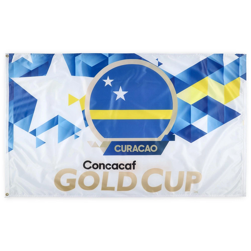 WinCraft Curacao National Team 3' x 5' Gold Cup Flag