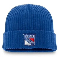 Men's Fanatics Royal New York Rangers Core Primary Logo Cuffed Knit Hat