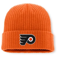 Men's Fanatics Orange Philadelphia Flyers Core Primary Logo Cuffed Knit Hat