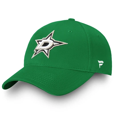 Men's Fanatics Kelly Green Dallas Stars Core Adjustable Hat