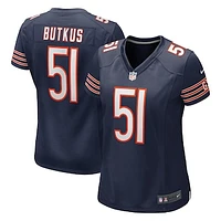 Women's Nike Dick Butkus Navy Chicago Bears Game Retired Player Jersey