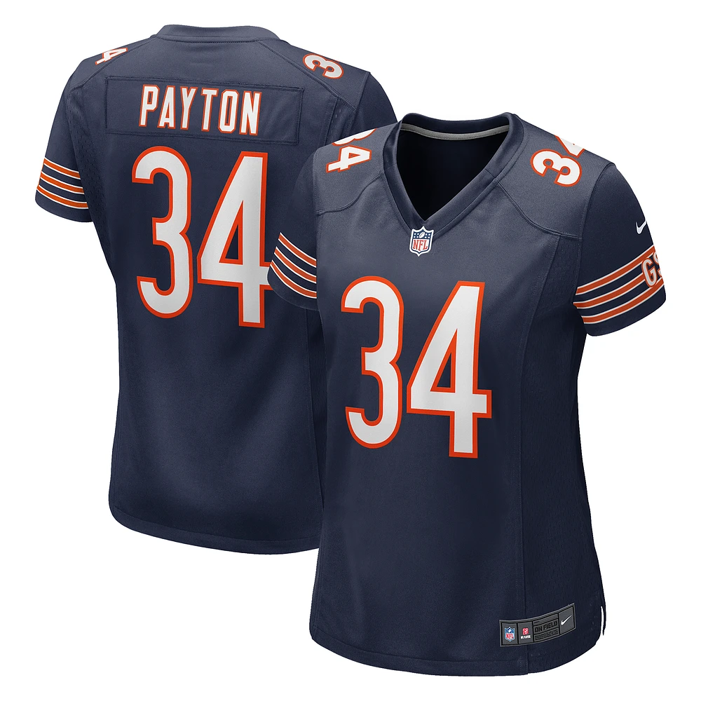 Women's Nike Walter Payton Navy Chicago Bears Game Retired Player Jersey