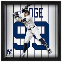 Highland Mint Aaron Judge New York Yankees 13'' x 16'' Impact Jersey Framed Photo