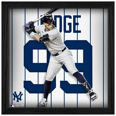 Highland Mint Aaron Judge New York Yankees 13'' x 16'' Impact Jersey Framed Photo