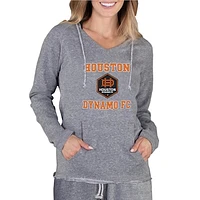 Women's Concepts Sport Gray Houston Dynamo Mainstream Terry Pullover Hoodie