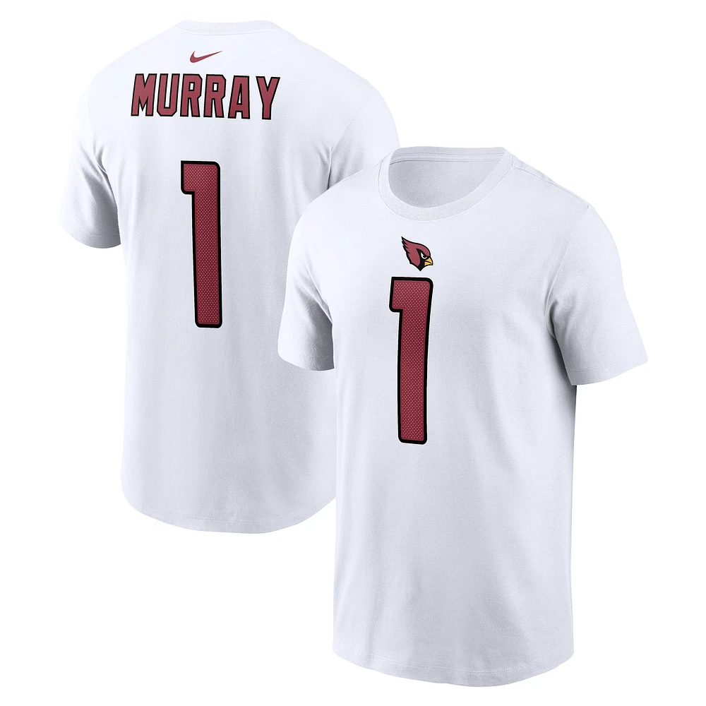 Men's Nike Kyler Murray White Arizona Cardinals Name & Number T-Shirt