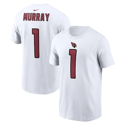 Men's Nike Kyler Murray White Arizona Cardinals Name & Number T-Shirt